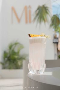 Fresh drink in the Asian restaurant